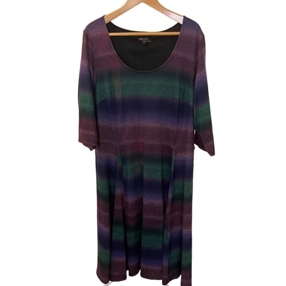 Jewel Tone Plus Size Dress, 2X - Picture 1 of 4